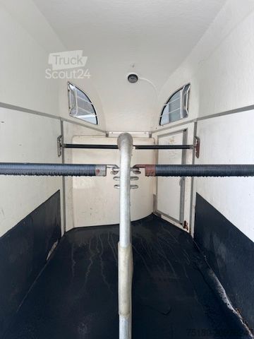 Atrelado de transporte de cavalos BÖCKMANN DUO 2-Pferdeanhänger 2T MSS SYSTEM Holz/Poly