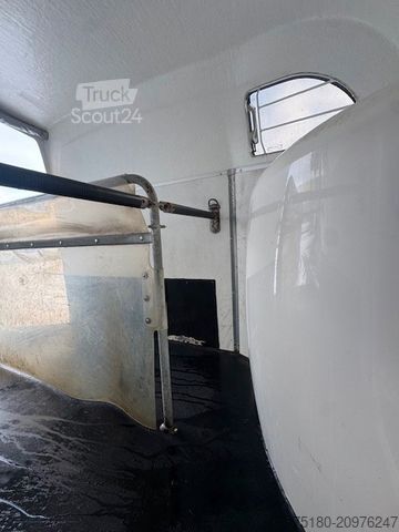 Atrelado de transporte de cavalos BÖCKMANN DUO 2-Pferdeanhänger 2T MSS SYSTEM Holz/Poly