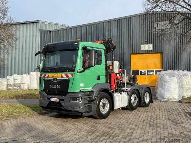 Cabeza tractora MAN TGS 26.510 - 1. Hand - 131 TKm - Kran