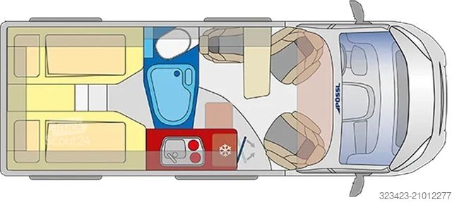 Camping-car PÖSSL Summit Shine 600 LR Citroen Markise,Solar,Autom.