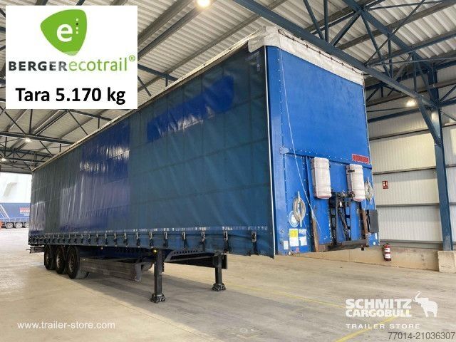 Open oplegger met zeil Berger Curtainsider Mega