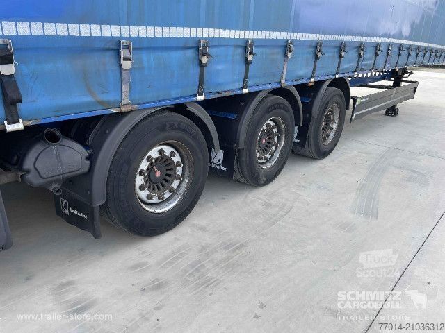 Open oplegger met zeil Berger Curtainsider Mega