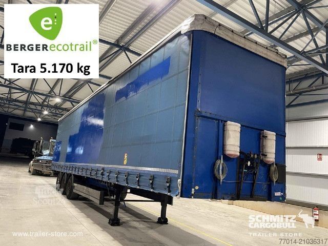 Open oplegger met zeil Berger Curtainsider Mega