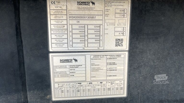 Remorque benne Schmitz Cargobull SGF S2