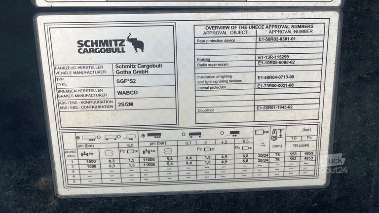 Remorque benne Schmitz Cargobull SGF S2