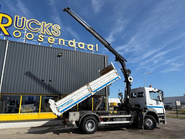 Camión grúa Mercedes-Benz Axor + HIAB 088 ES -3 HIDUO + TIPPER + MANUAL