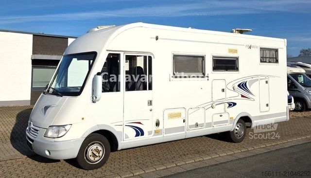Camping-car intégral FRANKIA I 7000 - Hub/Festbett - Sat/TV - Solar - Klima