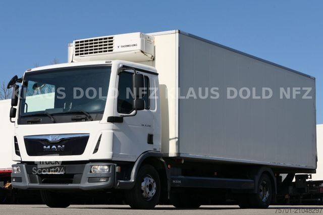 شاحنة مبردة MAN TGL 12.250 Kühlkoffer Thermo King Kamera Navi E6