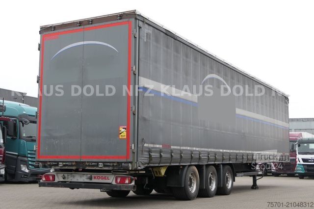 Sandučara poluprikolica KÖGEL S 24-1 Pritsche Plane Edscha SAF-Achsen