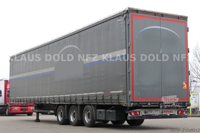 Sandučara poluprikolica KÖGEL S 24-1 Pritsche Plane Edscha SAF-Achsen