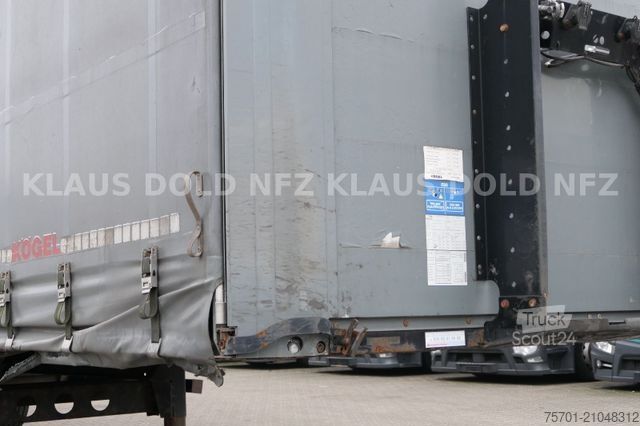 Sandučara poluprikolica KÖGEL S 24-1 Pritsche Plane Edscha SAF-Achsen