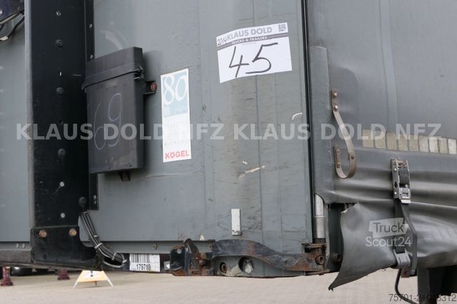 Sandučara poluprikolica KÖGEL S 24-1 Pritsche Plane Edscha SAF-Achsen