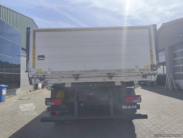 Tippvagn med kran MAN TGM 18.290