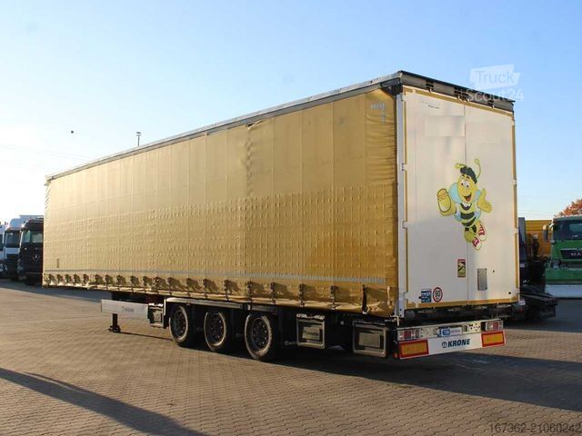 Відкритий напівпричіп з тентом KRONE SD,  LIFTING AXLE,MULTILOCK,LIFTING ROOF,LOWDECK