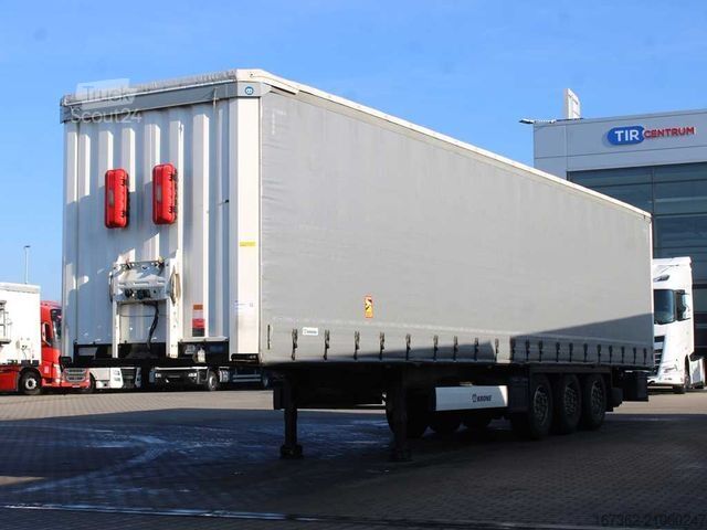Відкритий напівпричіп з тентом KRONE SD, LIFTING AXLE, MULTILOCK