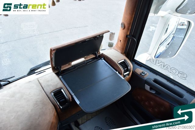 Standard tractor unit SCANIA R730 V8 Topline Retarder Alu-Felgen NAVI Leder