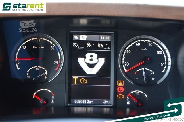 Standard tractor unit SCANIA R730 V8 Topline Retarder Alu-Felgen NAVI Leder