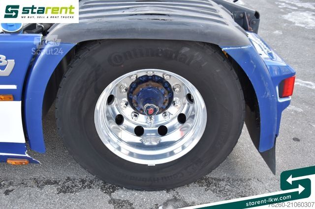 Standard tractor unit SCANIA R730 V8 Topline Retarder Alu-Felgen NAVI Leder