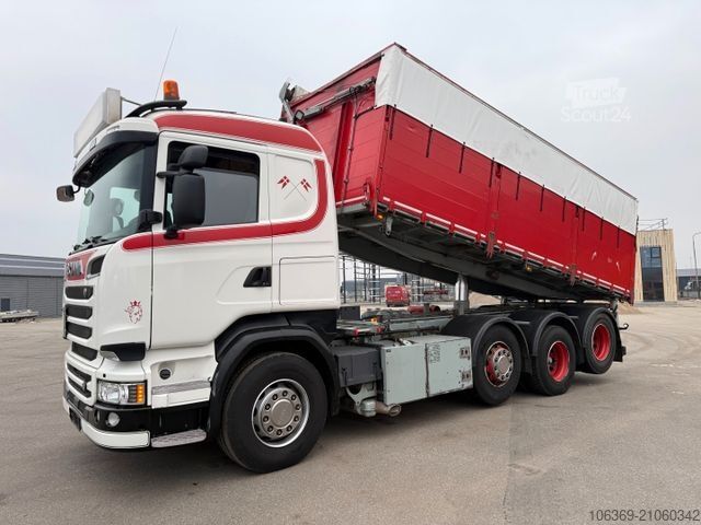 Tipvogn SCANIA R520 8x2/4 Euro 6 Tipper med EcoTop