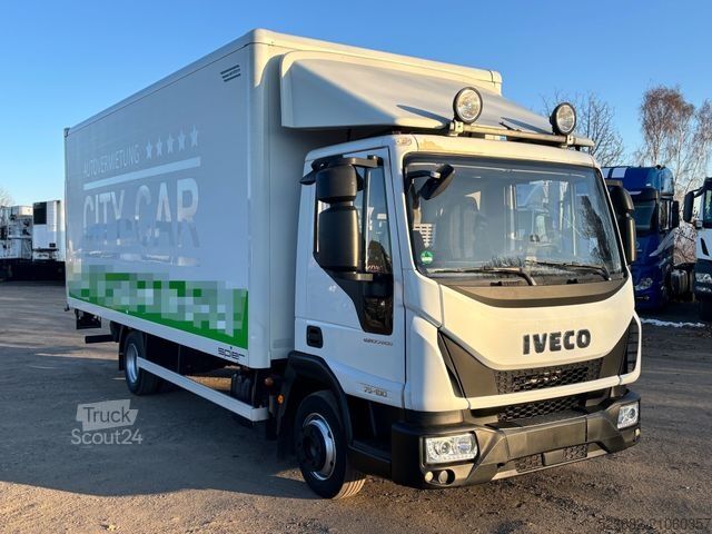 Box van IVECO Eurocargo 75-190 3 Sitze*LBW*Klima*XENON