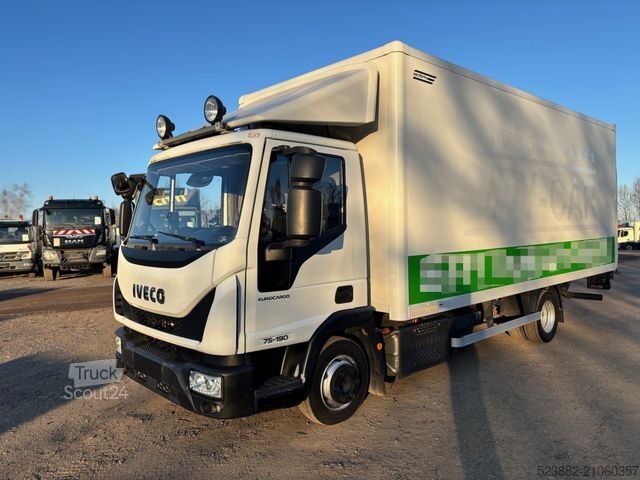 Box van IVECO Eurocargo 75-190 3 Sitze*LBW*Klima*XENON