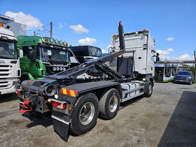 R500LB6X2 HHZ V8 yaprak/yaprak ROBSON 6x4 3 pedal SCANIA R500LB6X2 HHZ V8 Blatt/Blatt