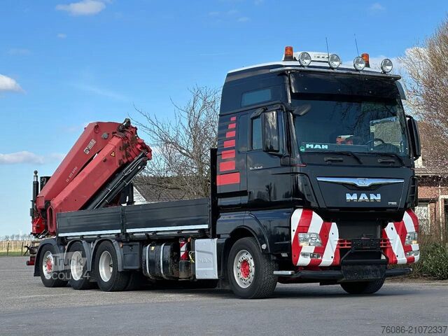 Kraanwagen MAN TGX 35.480!!8x4 TRIPLE!!HIAB 62tm!!CRANE/GRUE!!...