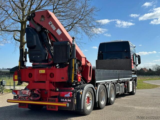 Kraanwagen MAN TGX 35.480!!8x4 TRIPLE!!HIAB 62tm!!CRANE/GRUE!!...