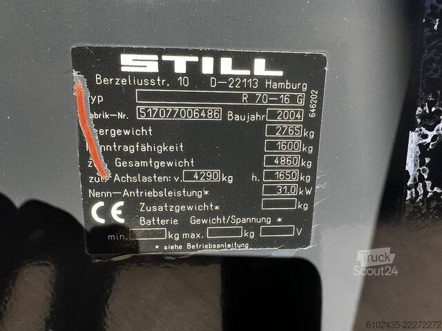 Kézi raklapemelő STILL R70-16