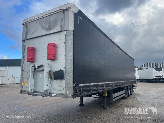 Open semitrailer with tarp Schmitz Cargobull Semitrailer Curtainsider Varios