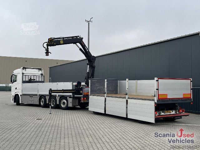 Spezial-LKW Scania S 540 B8x2/*6NB HIAB X-HIPRO 232+GS MEPPEL TRAILER