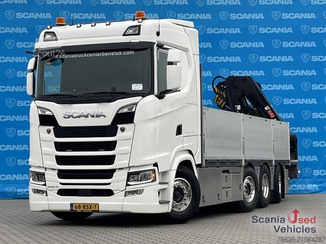 Spezial-LKW Scania S 540 B8x2/*6NB HIAB X-HIPRO 232+GS MEPPEL TRAILER