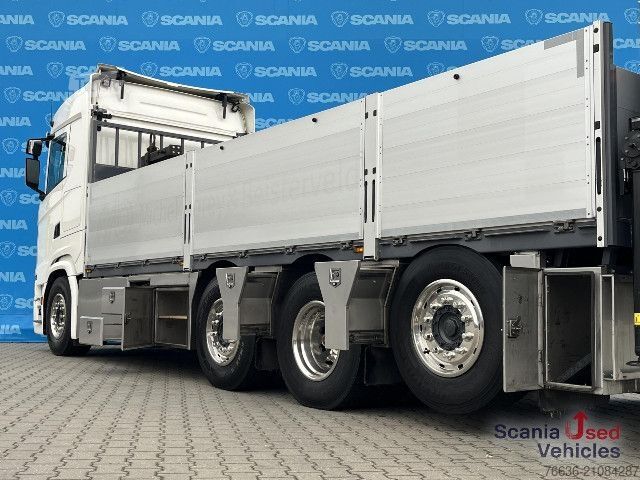 Spezial-LKW Scania S 540 B8x2/*6NB HIAB X-HIPRO 232+GS MEPPEL TRAILER