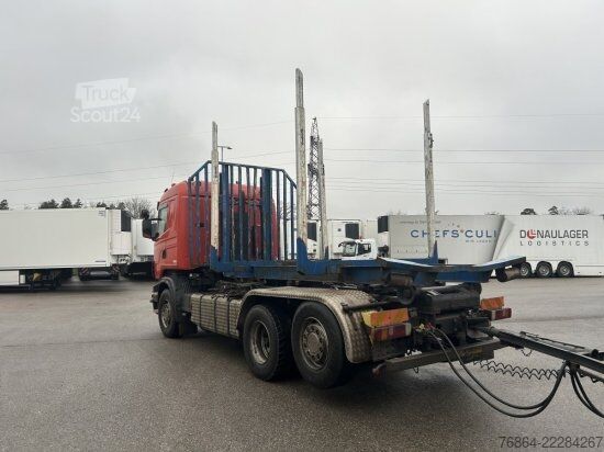 Kiper kamion SCANIA R440 6X2 ABROLLER, SCHALTER ,RETARDER, E5, LENK,LIFT HYVA LIFT, OHNE AUFBAU
