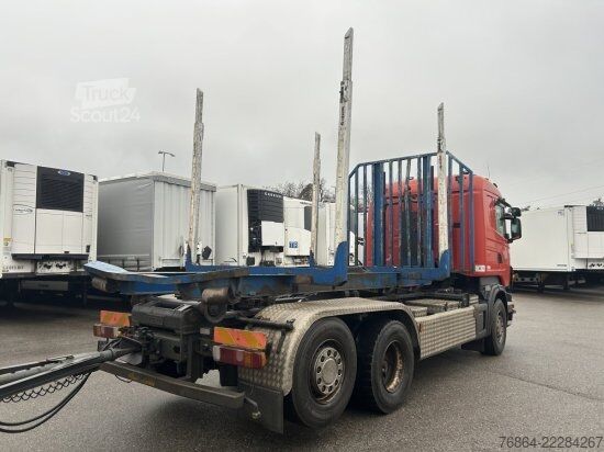 Kiper kamion SCANIA R440 6X2 ABROLLER, SCHALTER ,RETARDER, E5, LENK,LIFT HYVA LIFT, OHNE AUFBAU