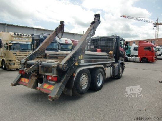 Trostrani kiperski kamion SCANIA G410 ABSETZER, AUTOMATIK, E6 6X2 LENK UND LIFTACHSE
