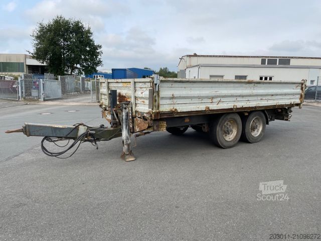 Dreiseitenkipper Anhänger Fortuna EDT 135 Tandem Dreiseitenkipper