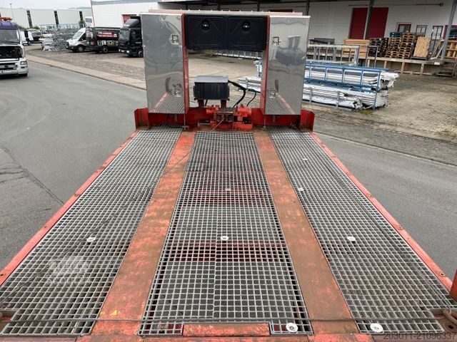 Low loader semitrailer MÜLLER-MITTELTAL TS 2   Winde  24v  hydraulikaggregat