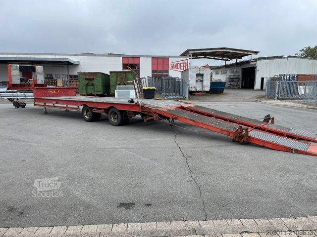 Low loader semitrailer MÜLLER-MITTELTAL TS 2   Winde  24v  hydraulikaggregat