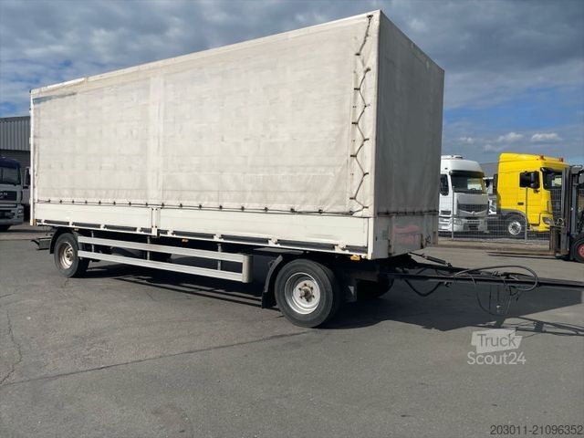 Anhänger mit Pritsche & Plane  WEFA BPW 265 70 19,5