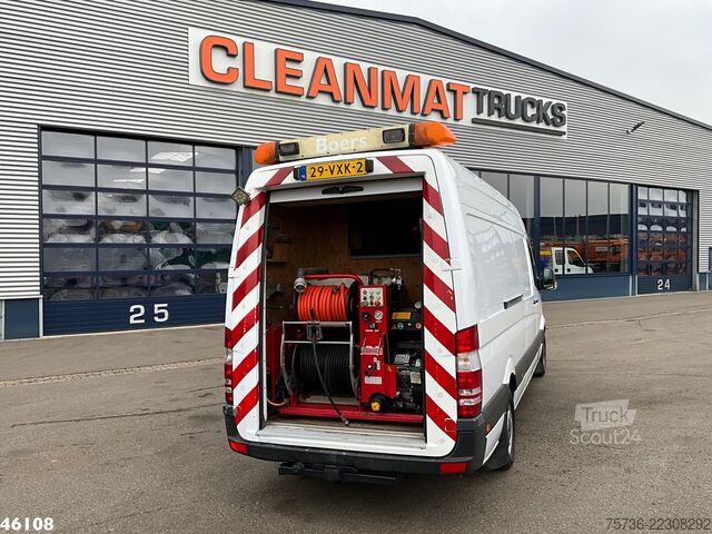 Camioneta familiar de techo alto Mercedes-Benz Sprinter 313 2.2 CDI ROM hogedruk rioolunit