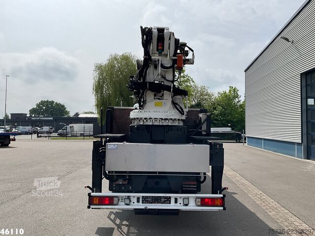 Camião-grua Scania R 144 8x4 Retarder MKG 55 Tonmeter Dachdecker Kran
