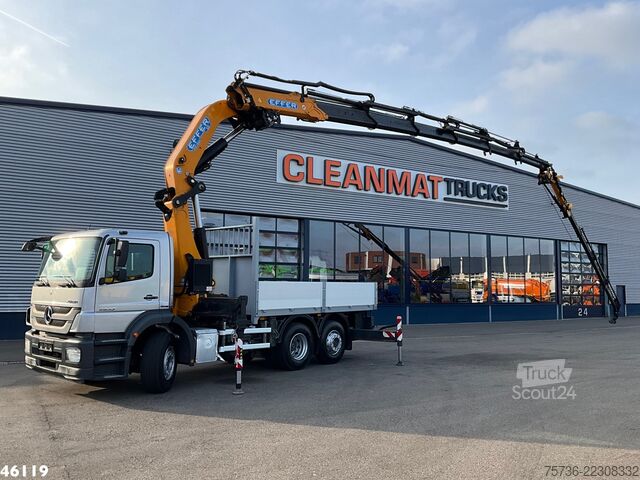 Krano sunkvežimis Mercedes-Benz Axor 2633 Effer 52 Tonmeter laadkraan + Fly-Jib...