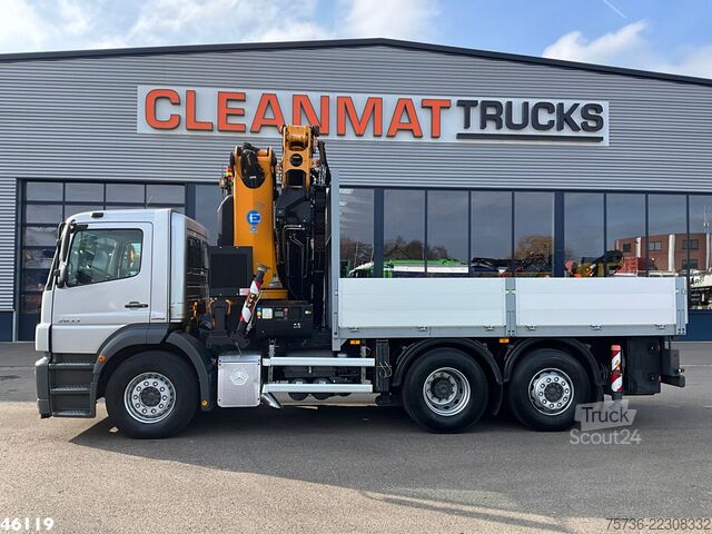 Krano sunkvežimis Mercedes-Benz Axor 2633 Effer 52 Tonmeter laadkraan + Fly-Jib...
