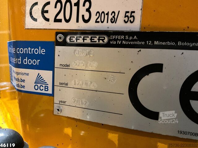 Vrachtwagen met kraan Mercedes-Benz Axor 2633 Effer 52 Tonmeter laadkraan + Fly-Jib...