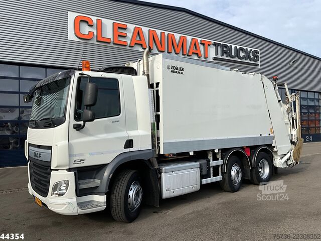 Køretøj til indsamling af affald DAF FAG CF 290 Euro 6 Zoeller 22m³ Just 146.485 km!