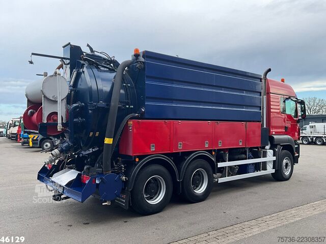 Zuigvoertuig Man TGA 26.360 6x4 Wicom Combi