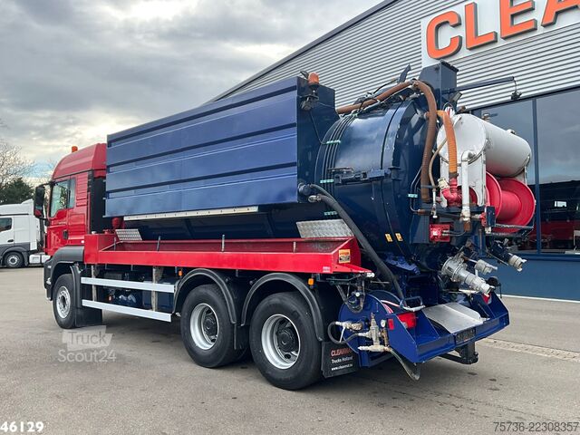 Zuigvoertuig Man TGA 26.360 6x4 Wicom Combi