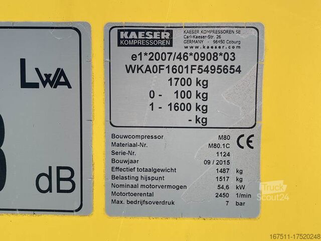 Kompresor Kaeser M 80 - N