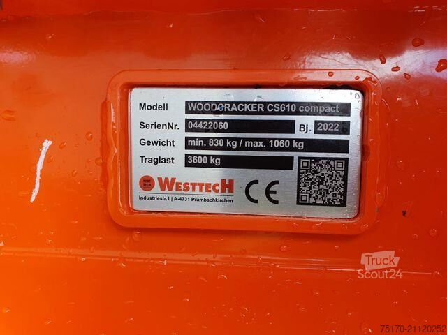 Būvniecības iekārta Westtech CS610 Powertiltator / SW48 / DEMO 2022